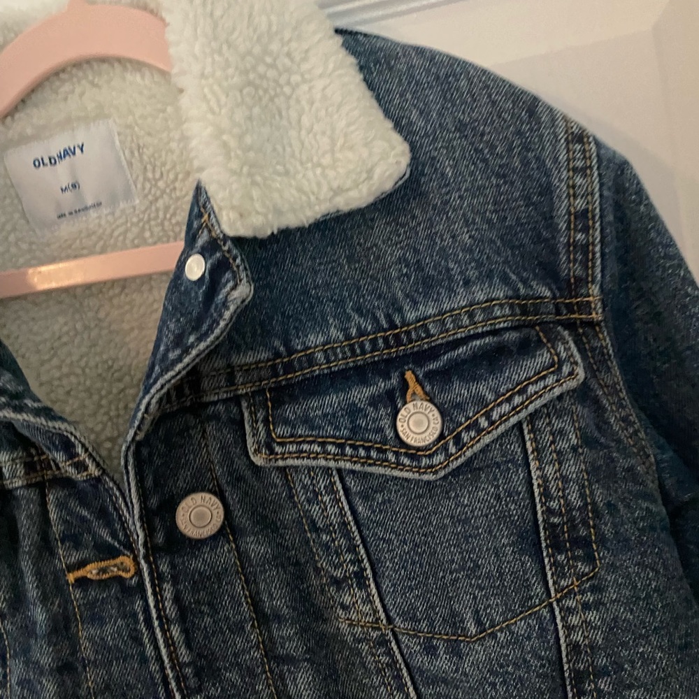 Sherpa Lined Denim Jacket